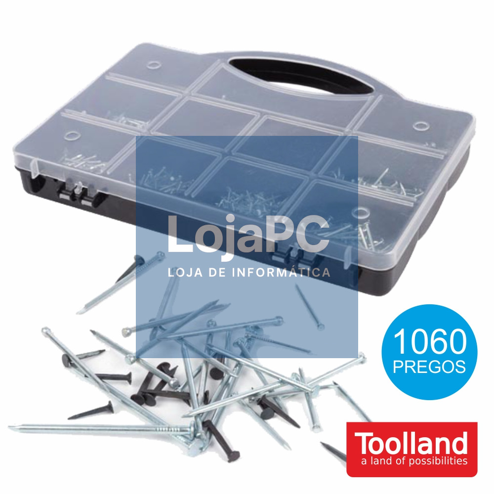 CONJUNTO DE 1060 PREGOS TOOLLAND