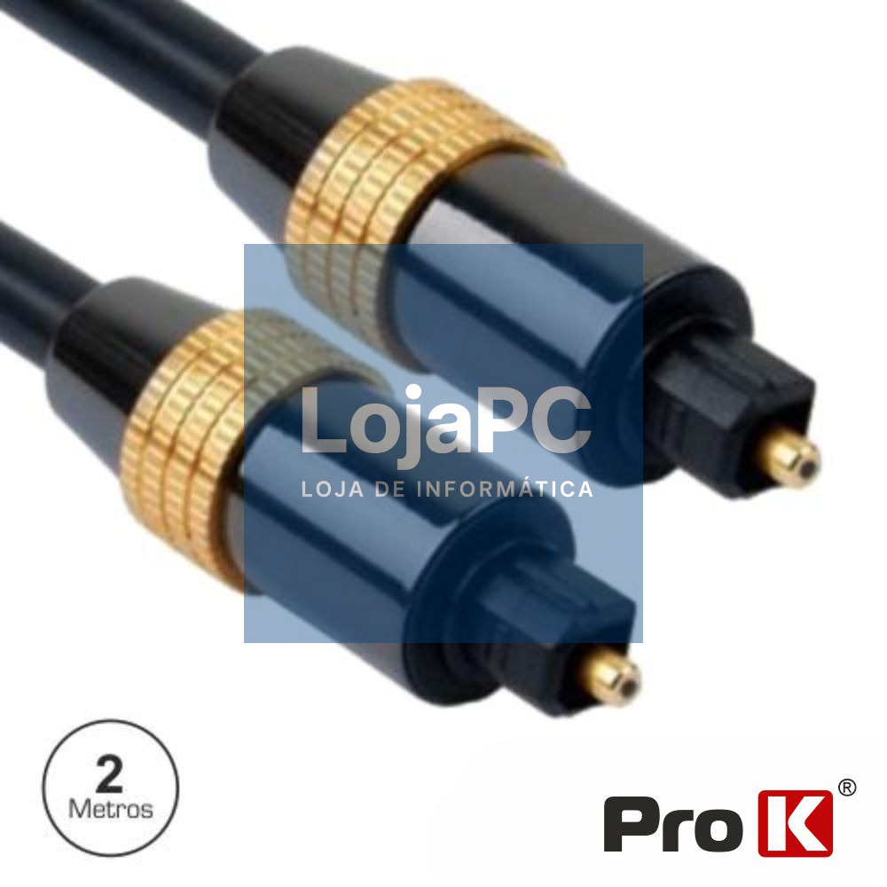 CABO FIBRA ÓPTICA TOSLINK-TOSLINK 2M PROK