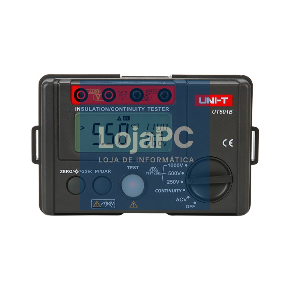 Medidor de Resistência de Isolamento UNI-T