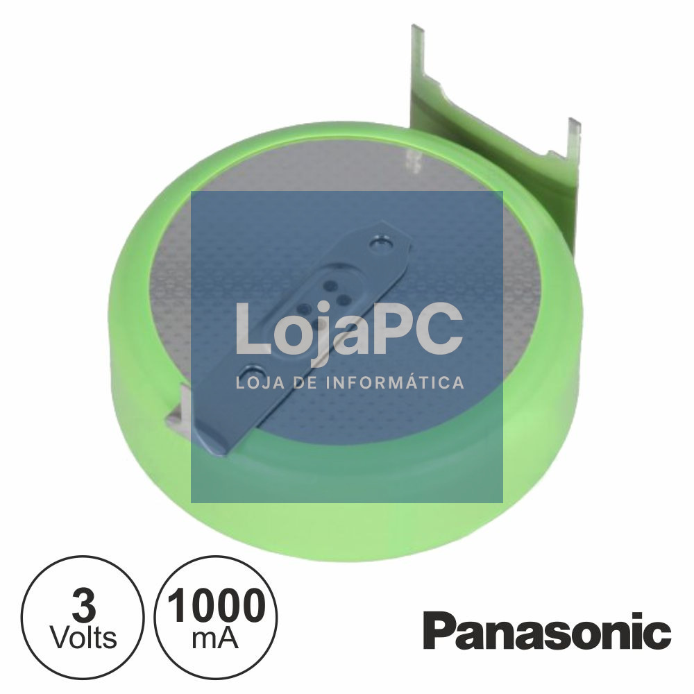 PILHA LITHIUM BOTÃO BR2477A 3V 1000MA PANASONIC