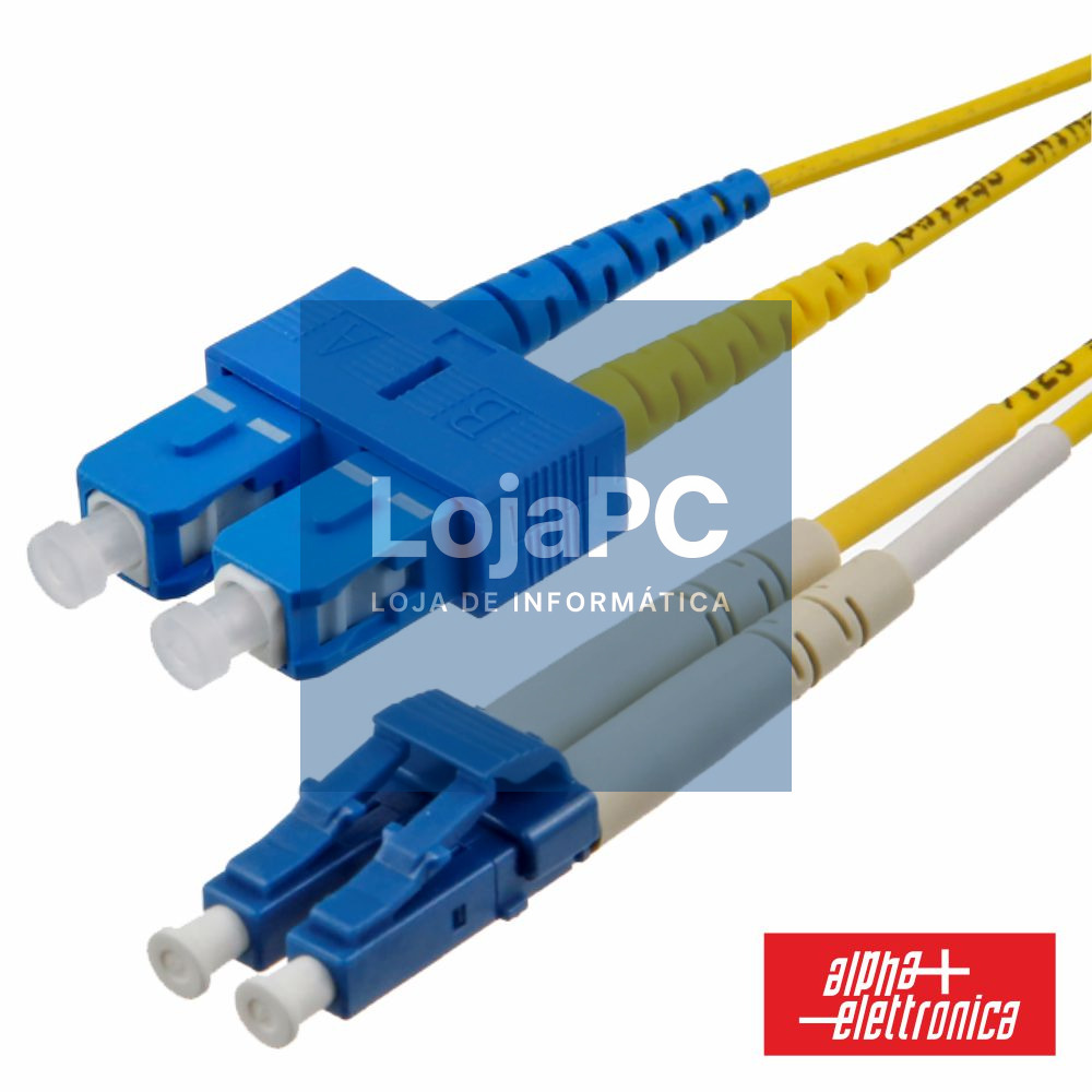 CABO FIBRA ÓPTICA MONOMODO OS2 3MM SC/UPC-LC/UPC 3M ALPHA