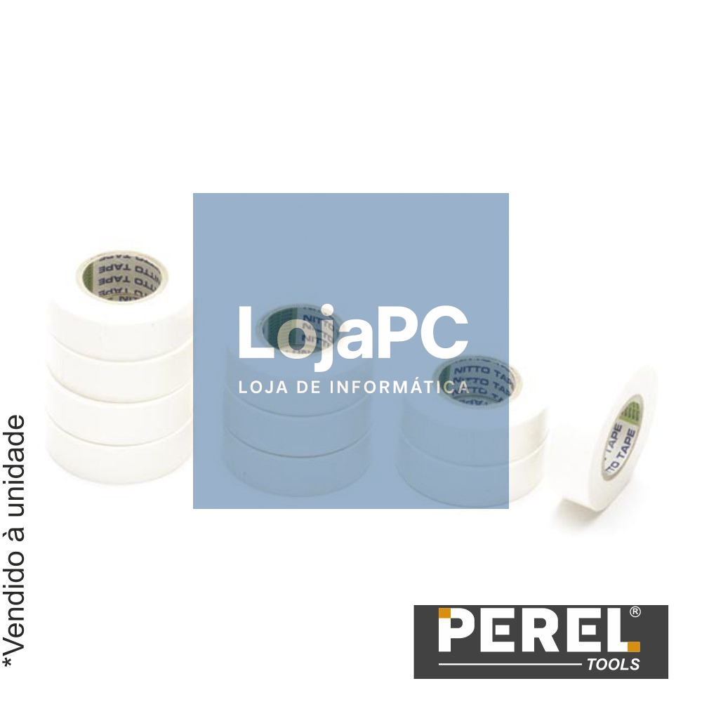 Fita Isoladora  Branca - 19 mm X 10 M PEREL
