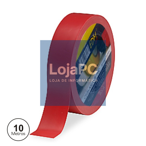 FITA ISOLADORA VERMELHA 10M