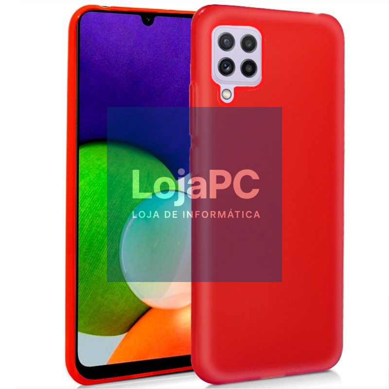 COOL Silicone Case for Samsung A225 Galaxy A22 4G (Red)