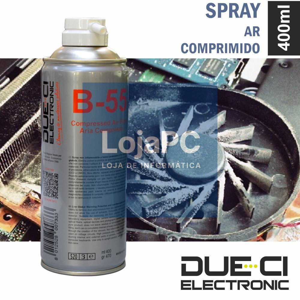 SPRAY DE 400ML AR COMPRIMIDO DUE-CI