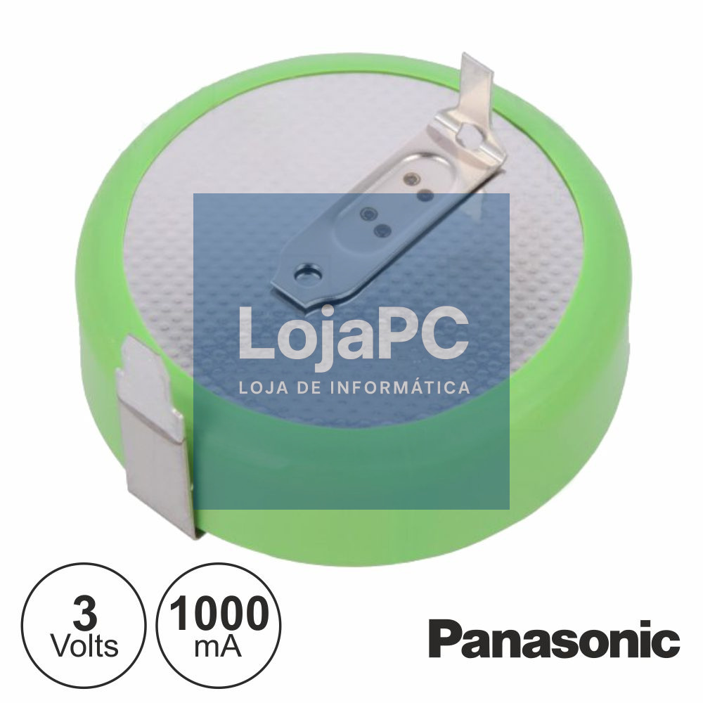 PILHA LITHIUM BOTÃO BR2477A 3V 1000MA PANASONIC