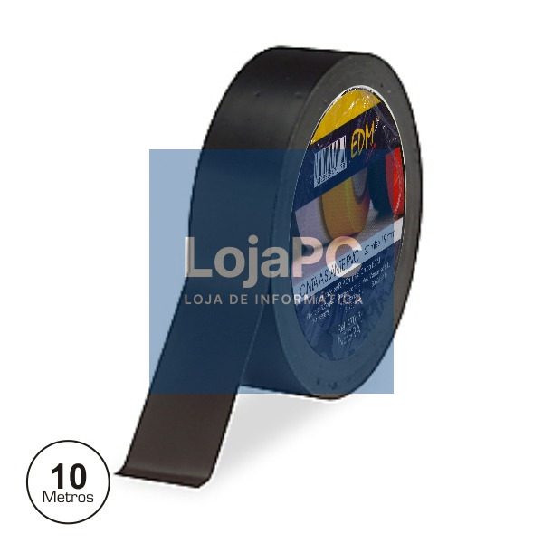 FITA ISOLADORA PRETA 10M
