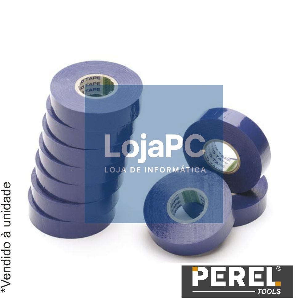 Fita Isoladora Azul - 19 mm X 20M PEREL