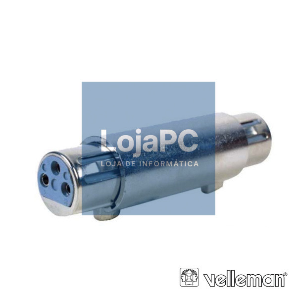 FICHA ADAPTADORA XLR 3P FÊMEA / XLR 3P FÊMEA