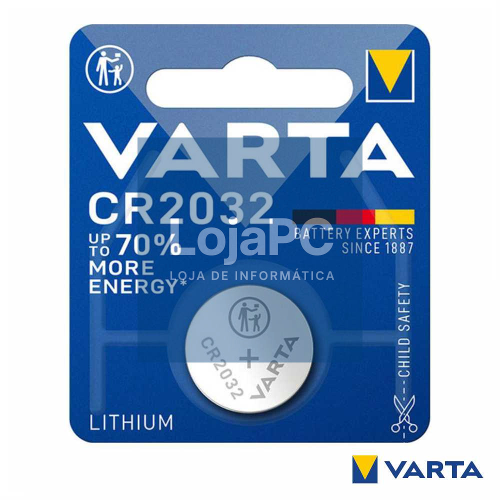 Pilha Lithium CR2032 3V Blister VARTA