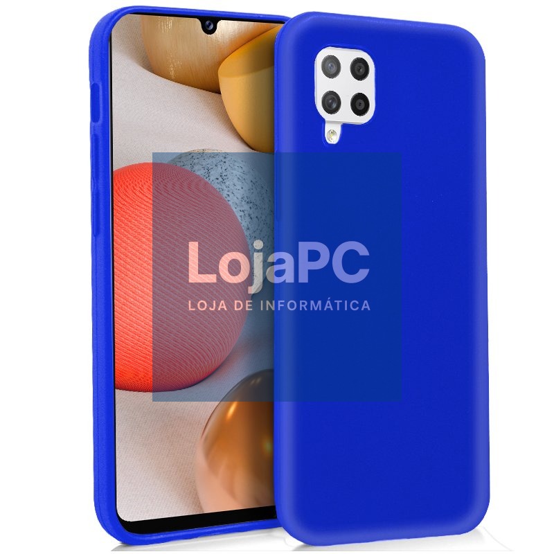 COOL Silicone Case for Samsung A426 Galaxy A42 5G (Blue)