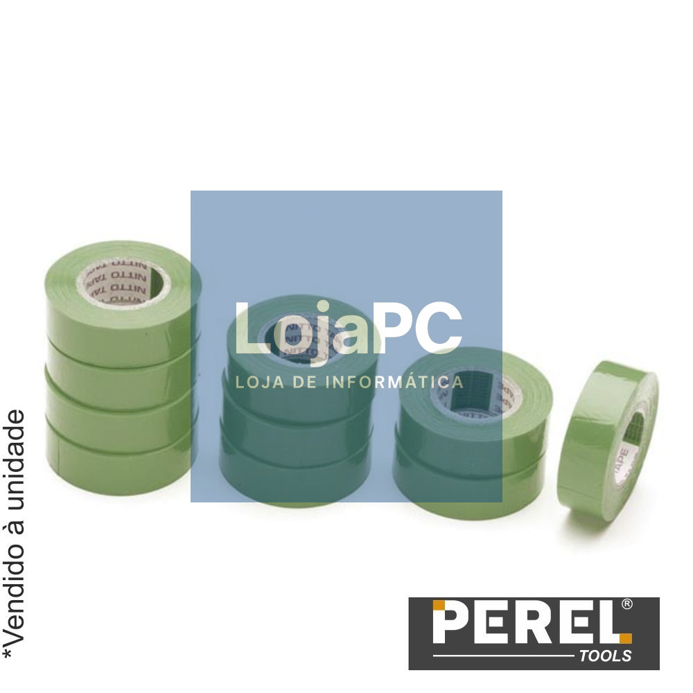 Fita Isoladora Verde - 19 mm X 10 M PEREL