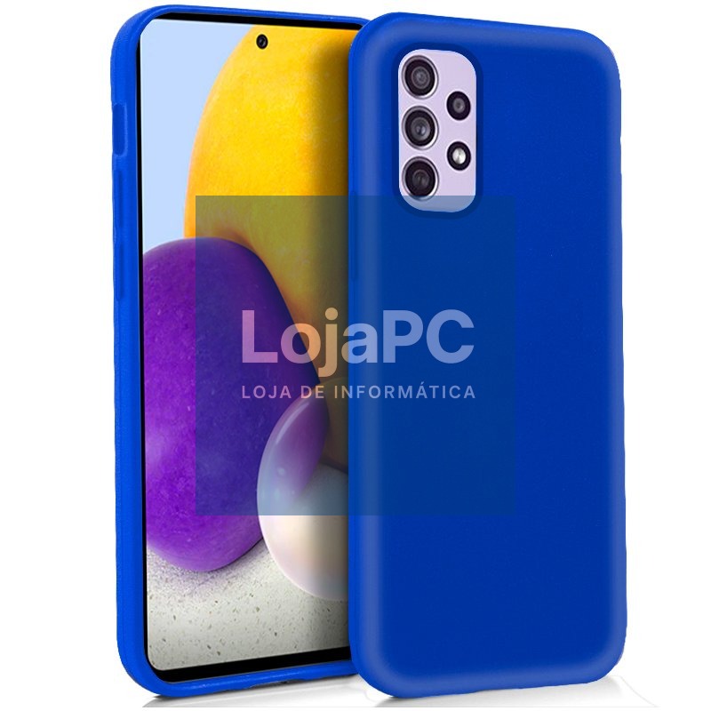 COOL Silicone Case for Samsung A725 Galaxy A72 (Blue)
