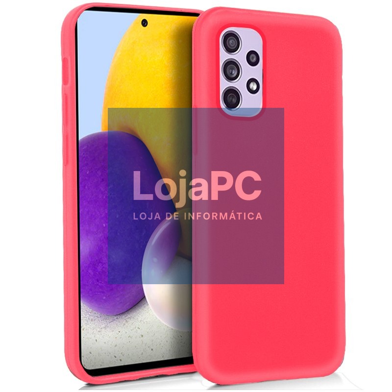 COOL Silicone Case for Samsung A725 Galaxy A72 (Pink)