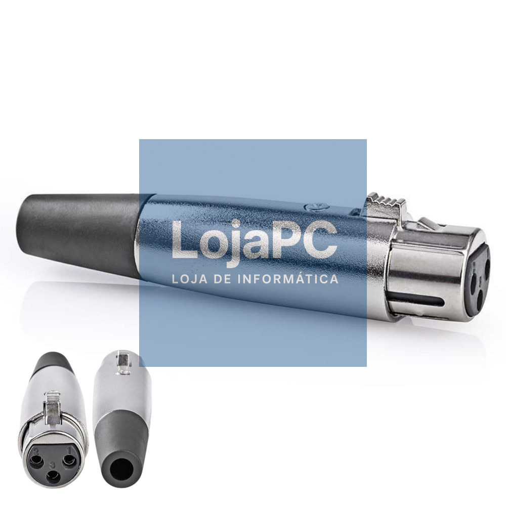 Ficha XLR 3p Fêmea