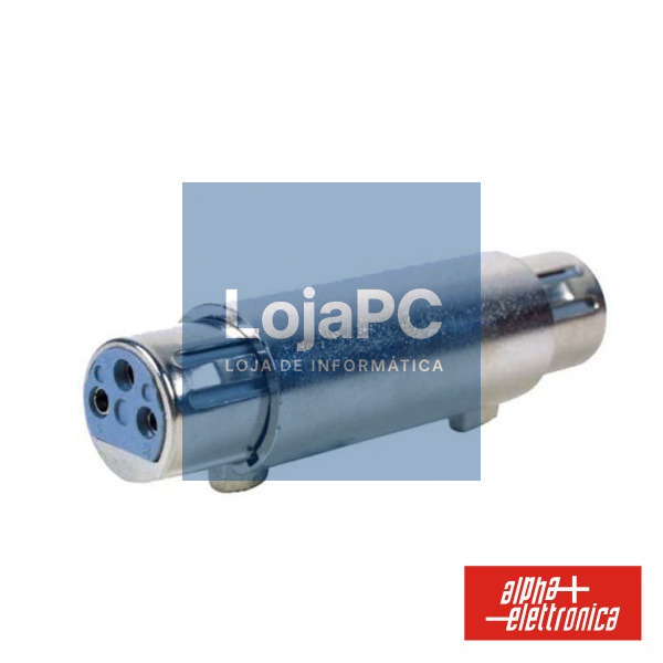 FICHA ADAPTADORA XLR 3P FÊMEA / XLR 3P FÊMEA
