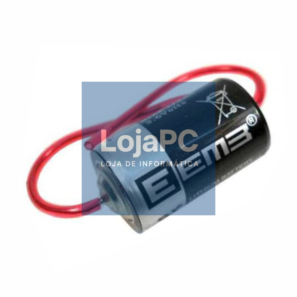 PILHA LITHIUM 1/2AA ER14250 3.6V C/ FIOS 1200MA JOIN