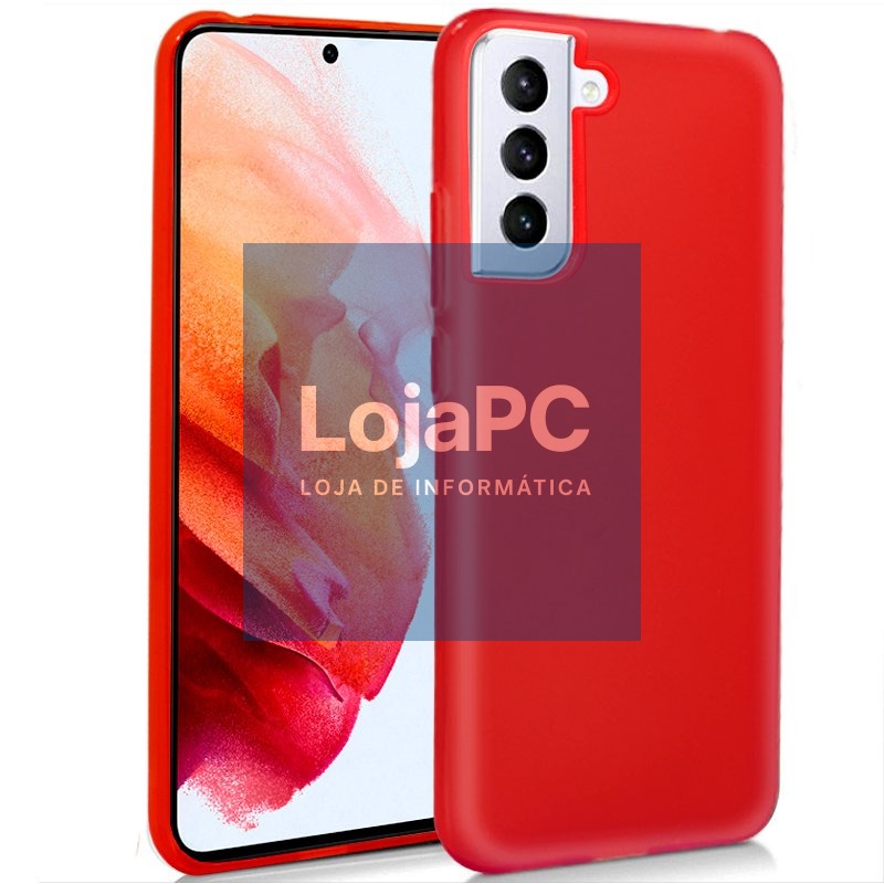 COOL Silicone Case for Samsung G990 Galaxy S21 (Red)