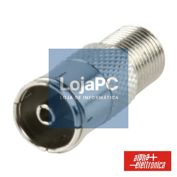 FICHA ADAPTADORA F FÊMEA / COAXIAL 9.5MM FÊMEA