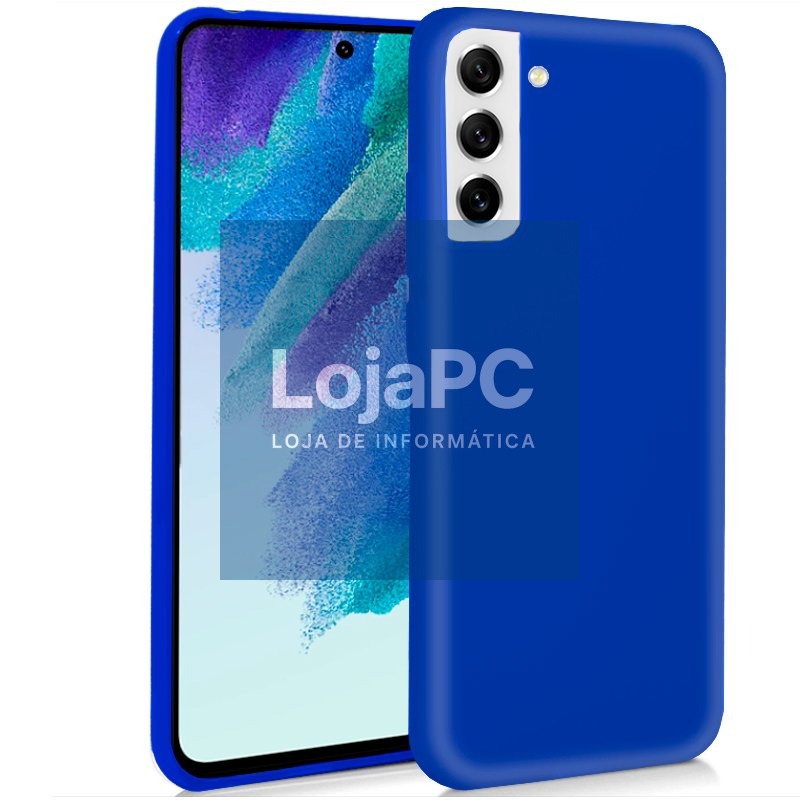 COOL Silicone Case for Samsung G990B Galaxy S21 FE (Blue)