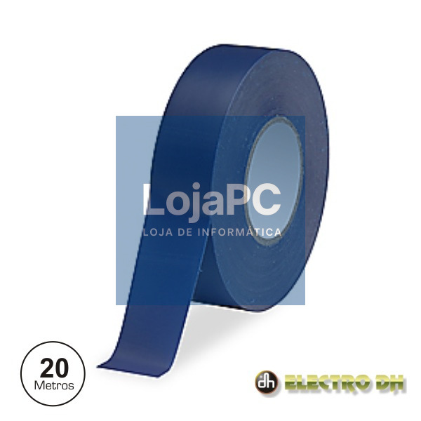 FITA ISOLADORA AZUL 20M EDH