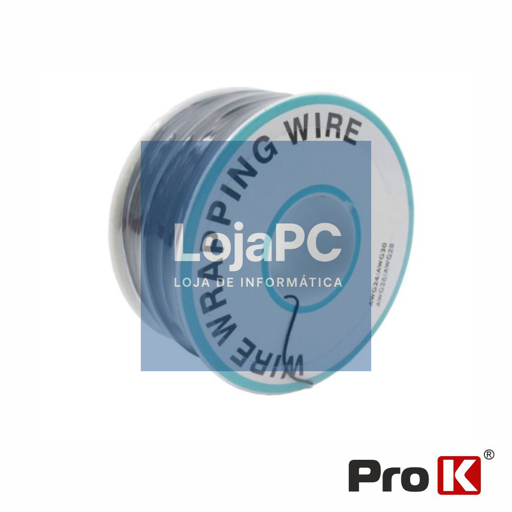 Cabo Multifilar Preto 0.25mm Rolo 250m PROK