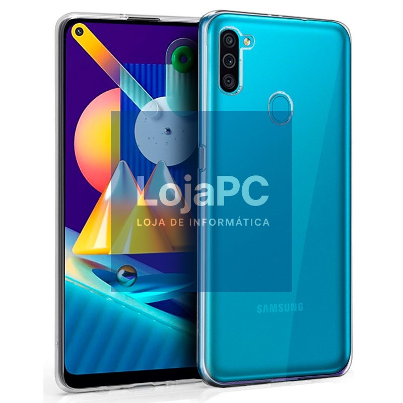 COOL Silicone Case for Samsung M115 Galaxy M11 / A11 (Transparent)