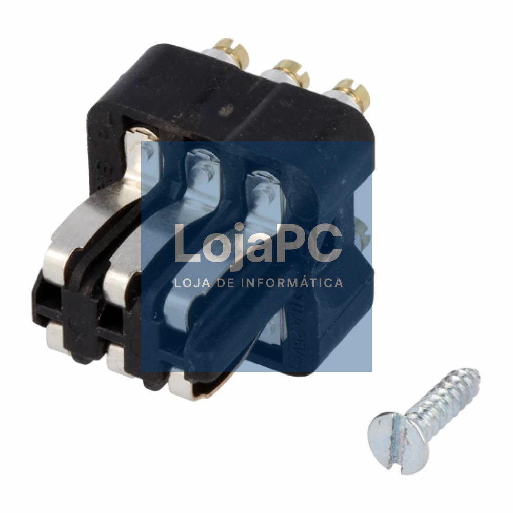 Conector HDC Macho 6 Contactos C/ Terminais Soldar