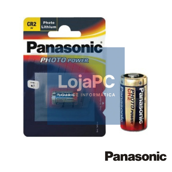 PILHA LITHIUM CR2 3V 850MA BLISTER PANASONIC