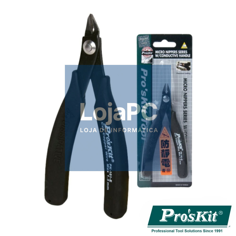 ALICATE DE CORTE MICRO C/ PUNHO CONDUTOR 130MM PROSKIT