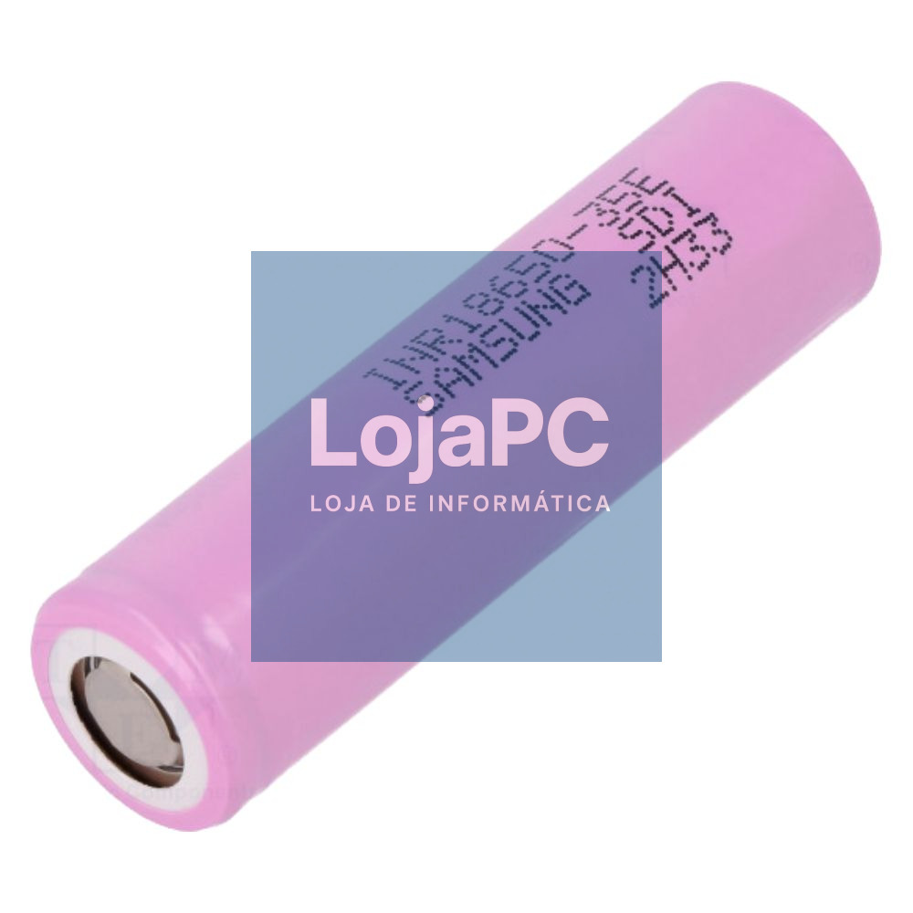 Bateria Lithium 18650 3.7V 3500MA 35E Recarregável SAMSUNG