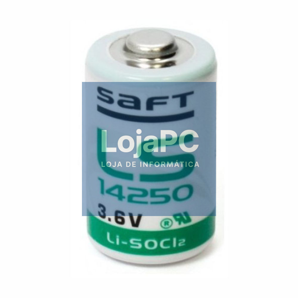 Pilha Lítio 14250 3.6V 1200mAh SAFT