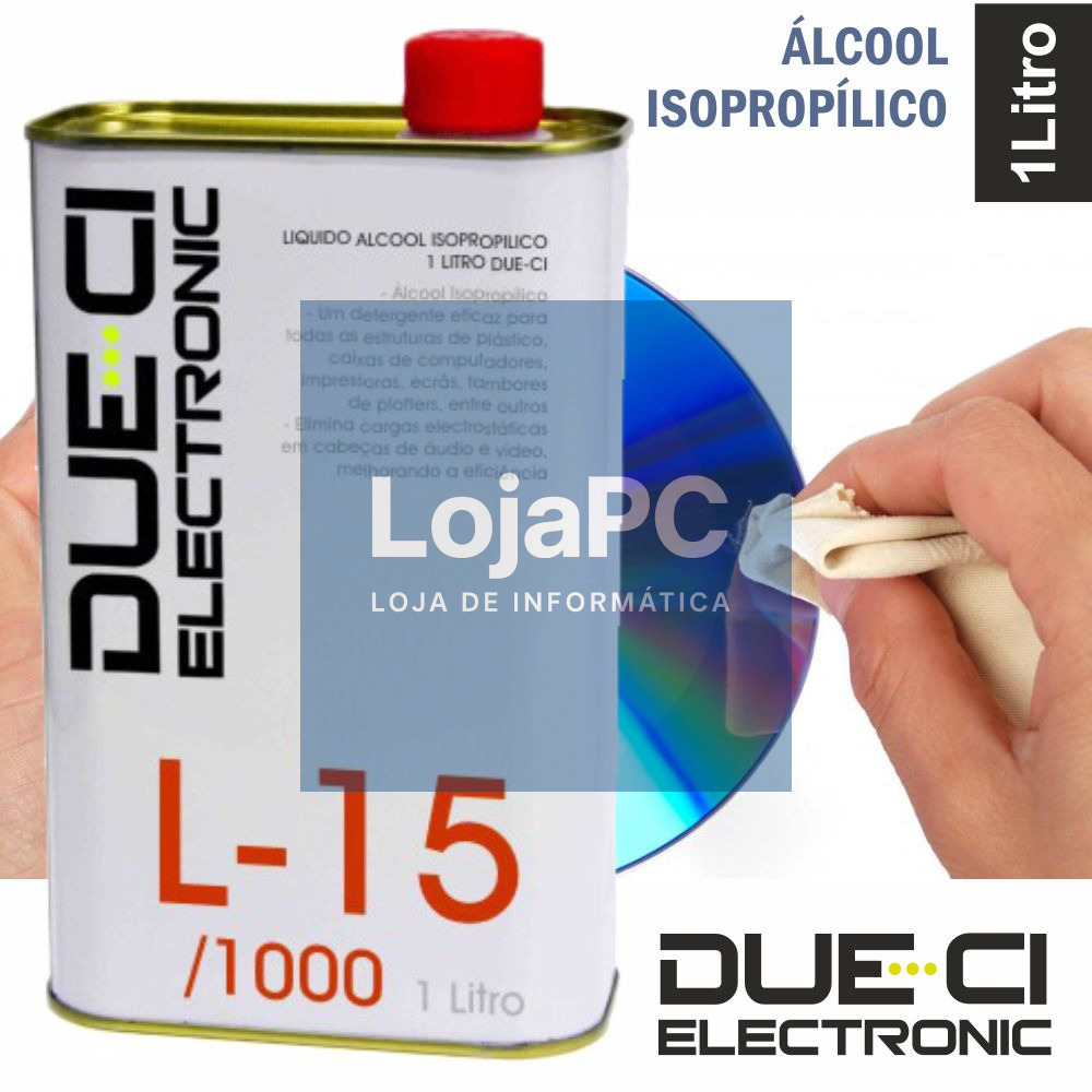 LÍQUIDO ÁLCOOL ISOPROPILICO 1 LITRO DUE-CI