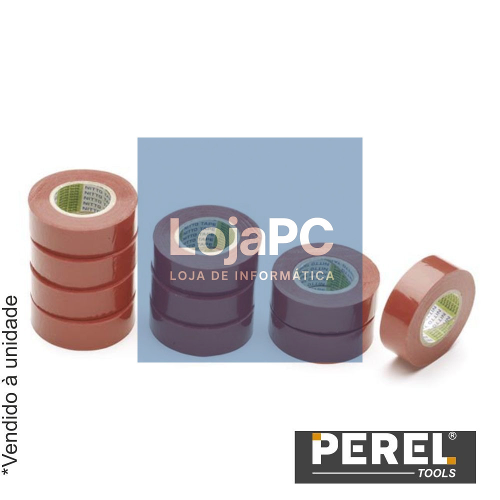 Fita Isoladora  Vermelha - 19 mm X 10 M PEREL