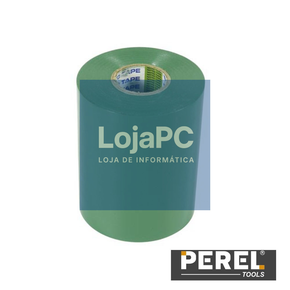 Fita Isoladora Verde - 100 mm X 20M PEREL