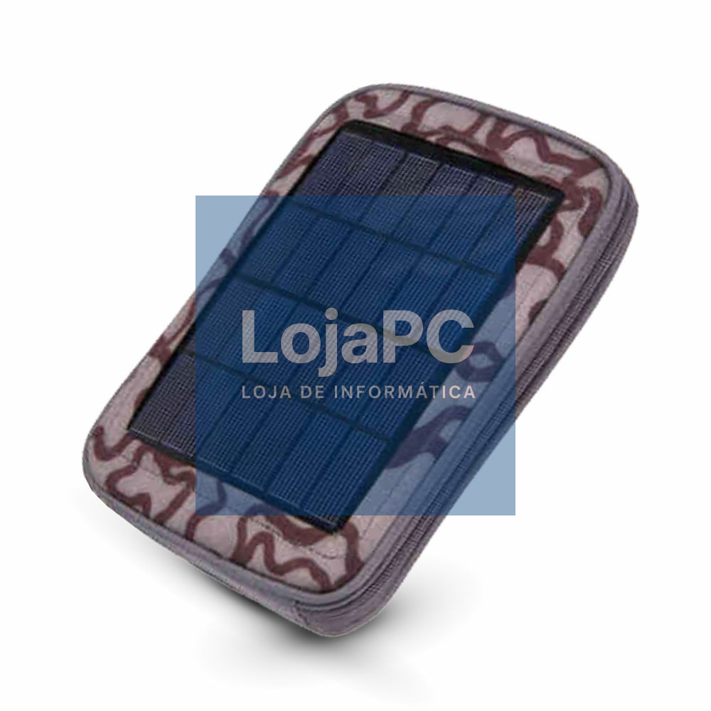 BOLSA TRANSPORTE C/ PAINEL SOLAR E POWERBANK 2000MA A-SOLAR