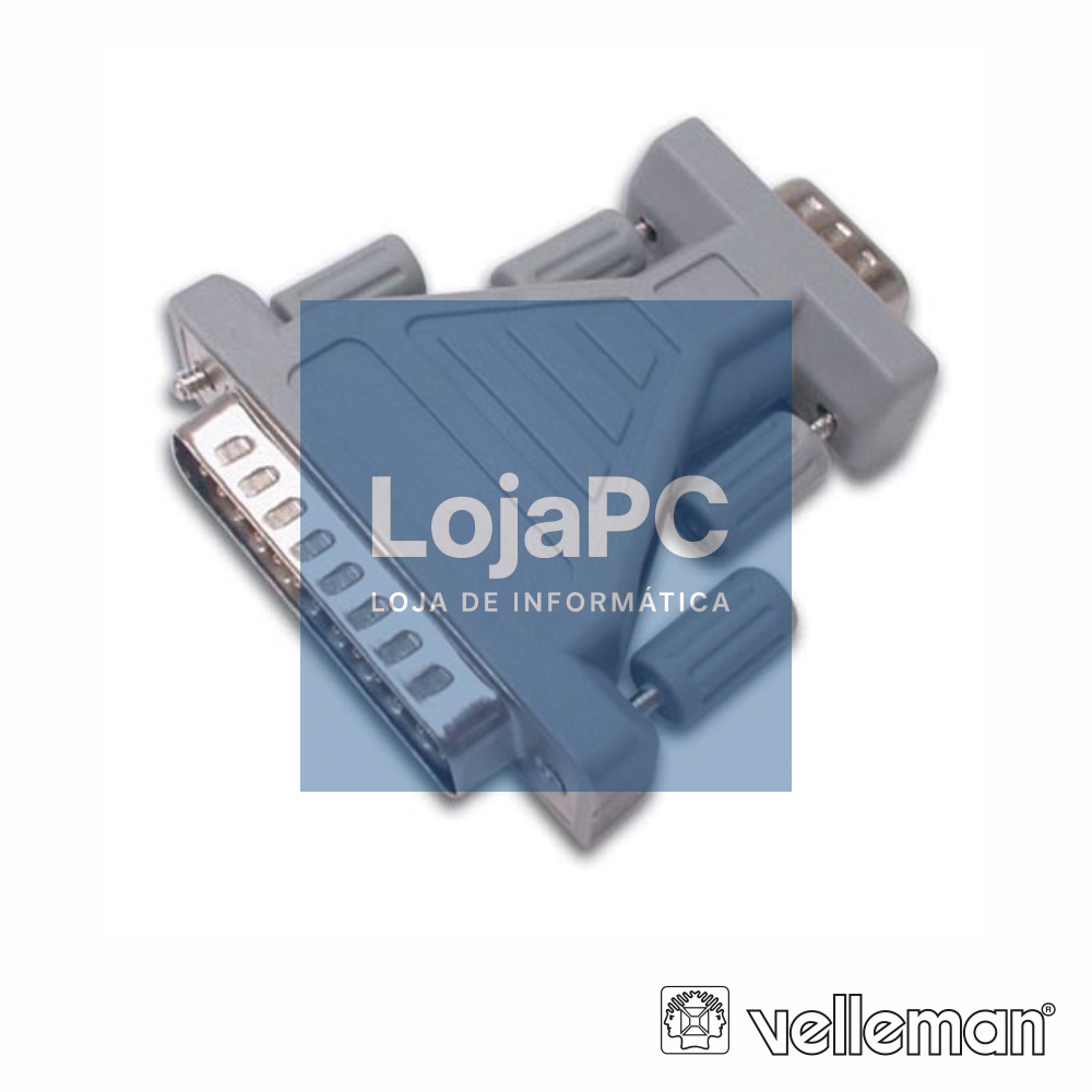 FICHA ADAPTADORA D-SUB 9P FÊMEA / D-SUB 25P MACHO