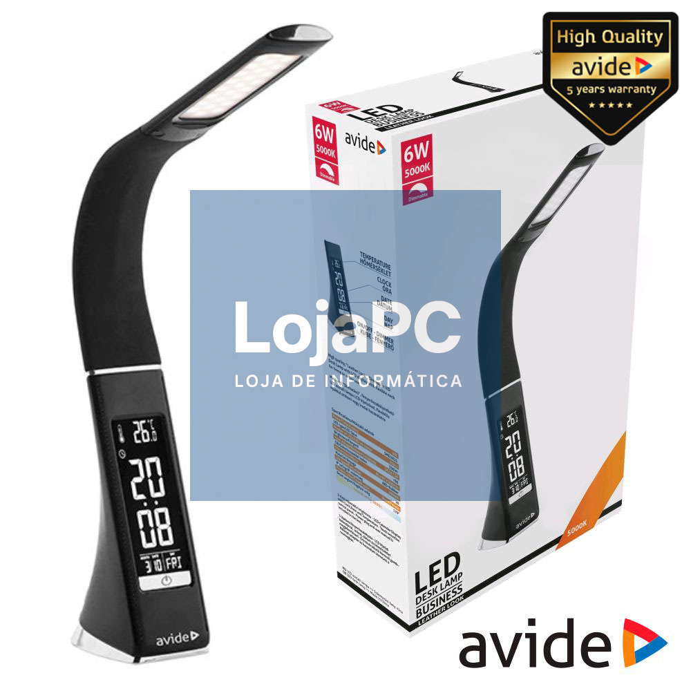 Candeeiro Decorativo LED 6W 5000k Calendário 350lm AVIDE