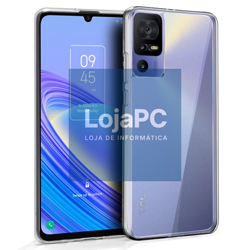 COOL Silicone Case for TCL 40 SE (Transparent)