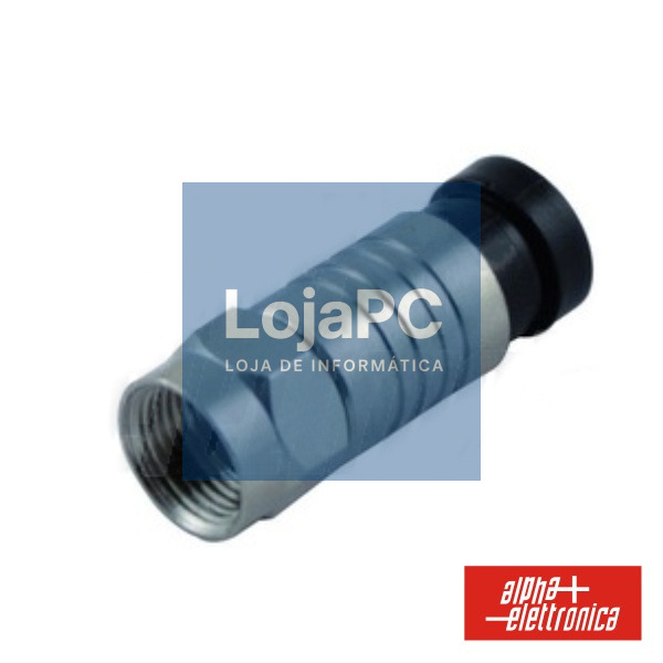 FICHA F MACHO COMPRESSÃO P/ CABO 6.8MM