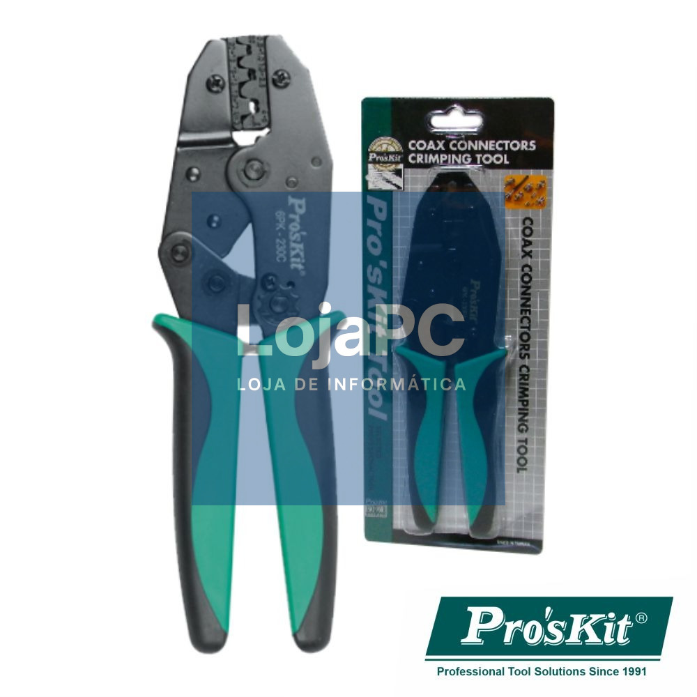 ALICATE DE CRAVAR TERMINAIS NÃO ISOLADOS 220MM PROSKIT