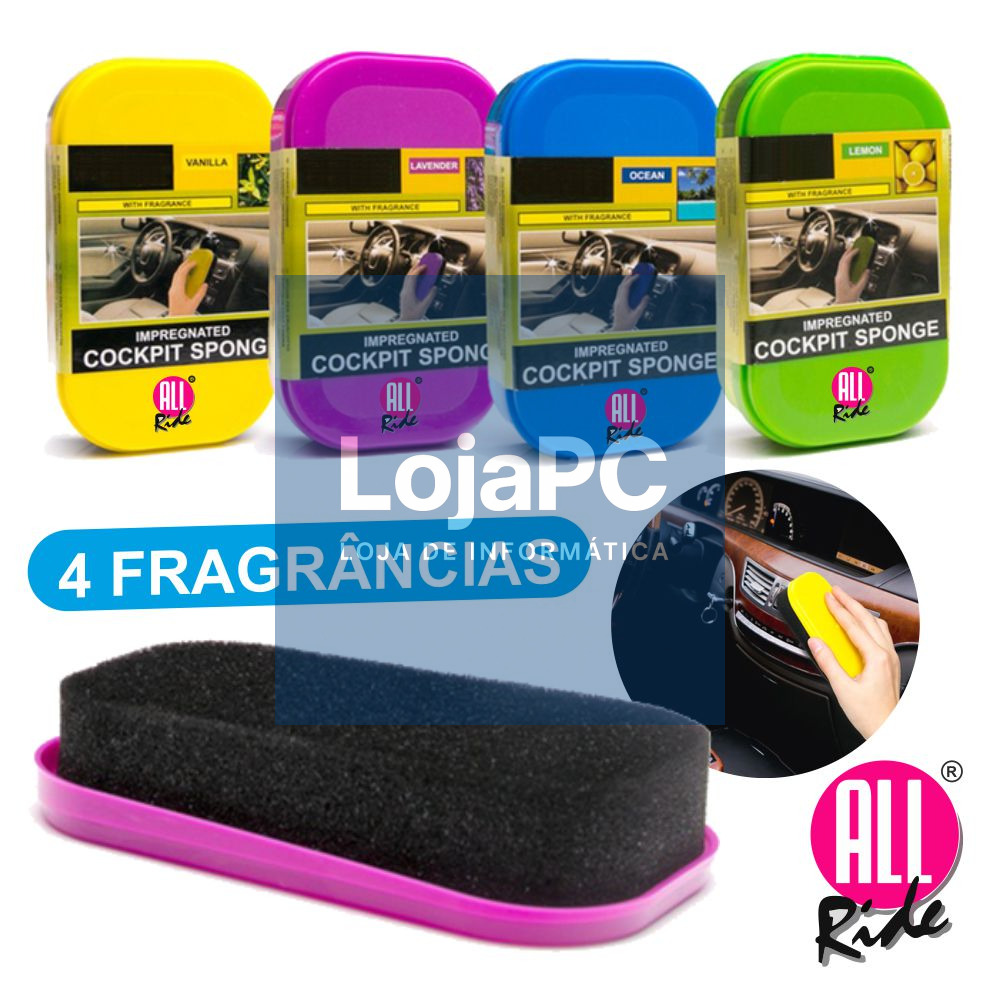 ESPONJA LIMPEZA TABLIER PERFUMADA 4 FRAGRÂNCIAS