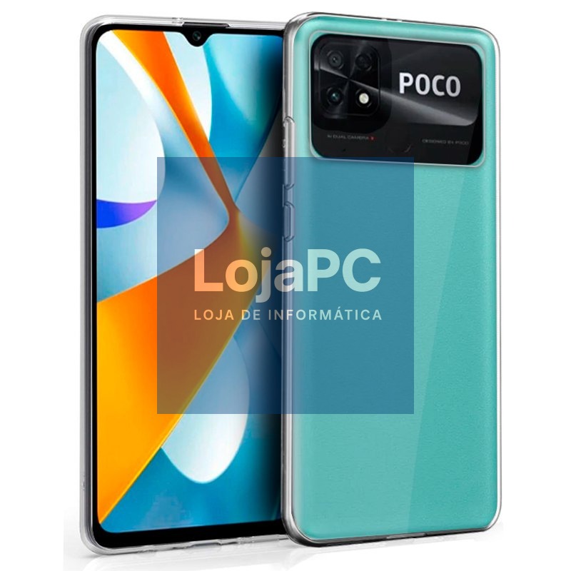 COOL Silicone Case for Xiaomi Poco C40 (Transparent)