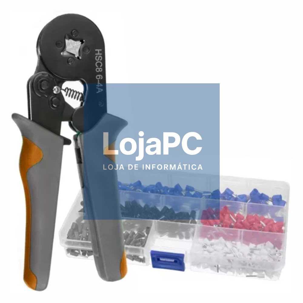 Kit Alicate de Cravar + Terminais Ponteira