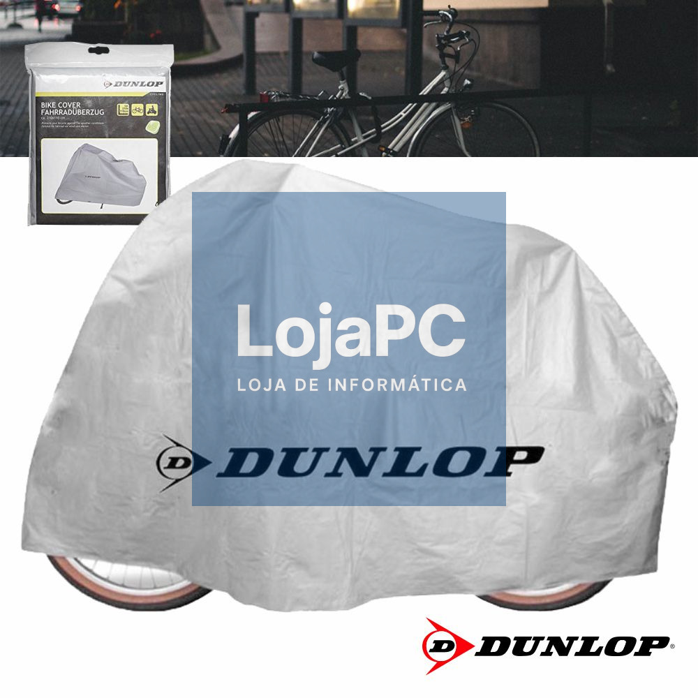 CAPA PROTETORA IMPERMEÁVEL P/BICLETAS E MOTORIZADAS DUNLOP