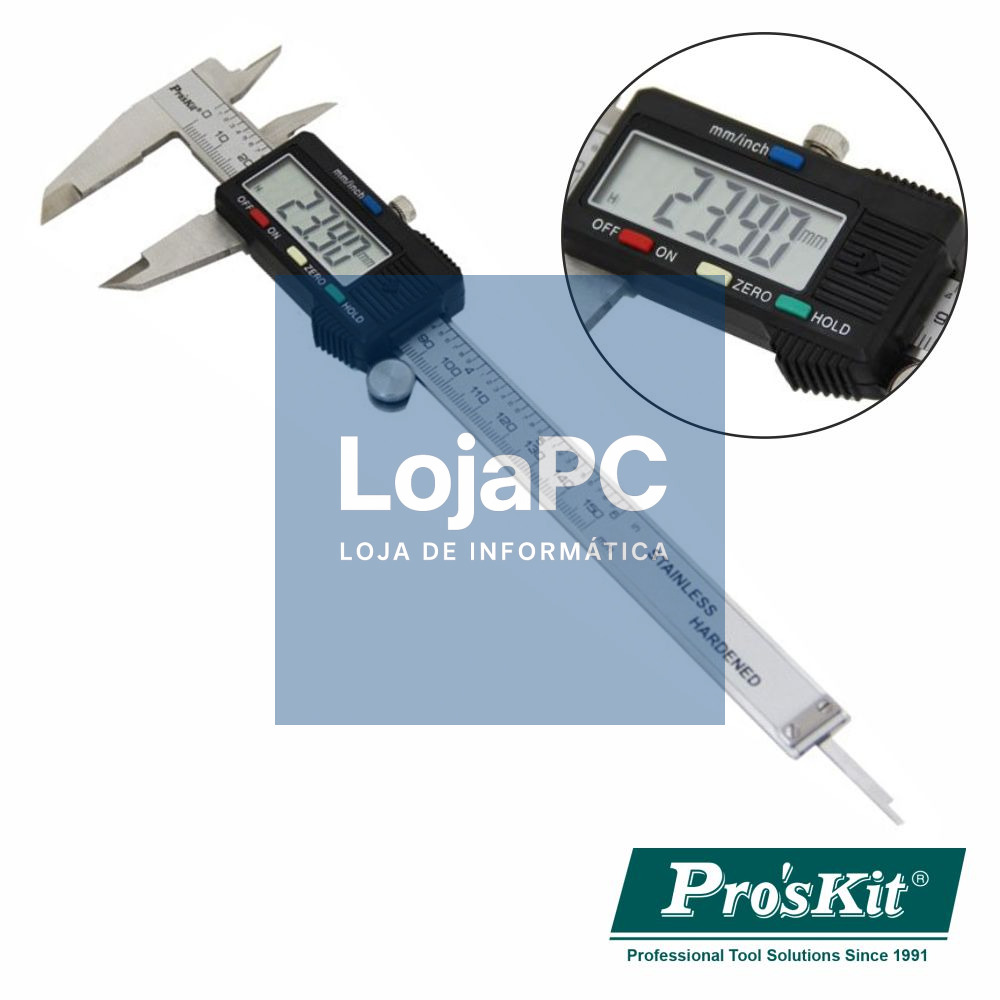 Peclise Digital 150mm Aço Inoxidavel PROSKIT