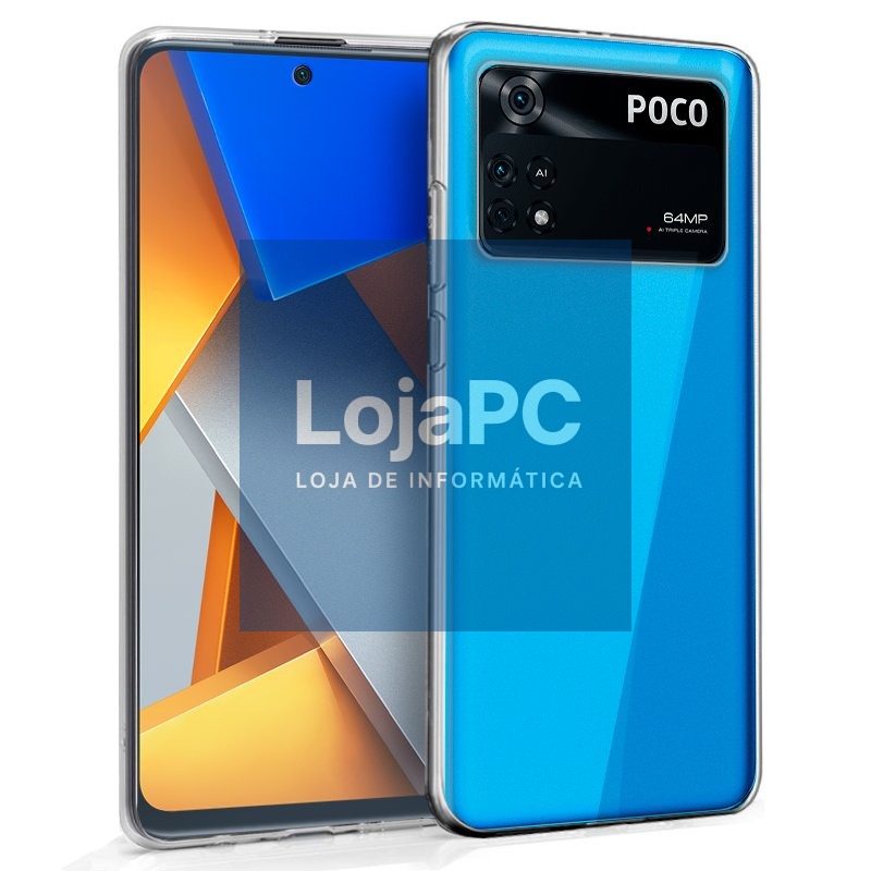 COOL Silicone Case for Xiaomi Poco M4 Pro (Transparent)