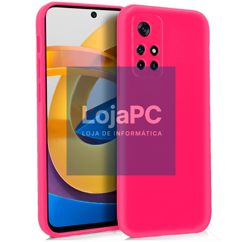 COOL Silicone Case for Xiaomi Poco M4 Pro 5G / Redmi Note 11S 5G (Pink)