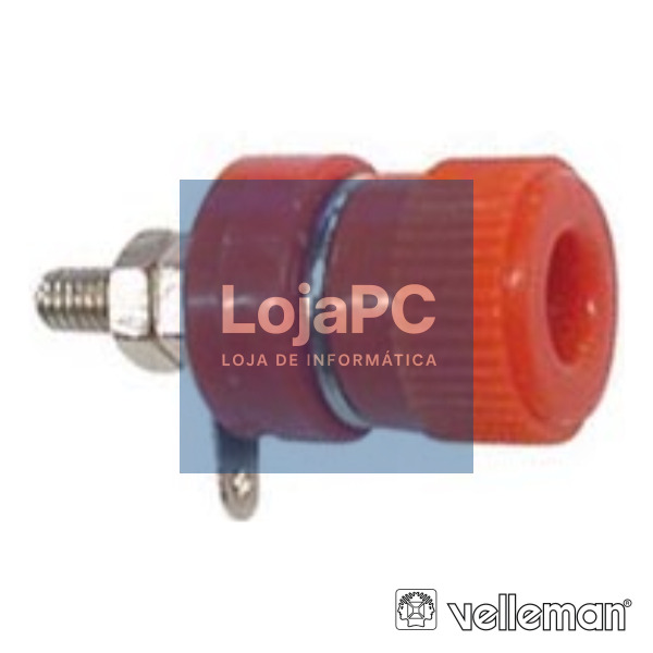 BORNE VERMELHO 4MM CONECTORES