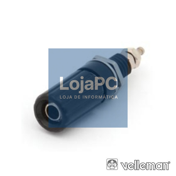 BORNE TERMINAL 44MM PRETO VELLEMAN
